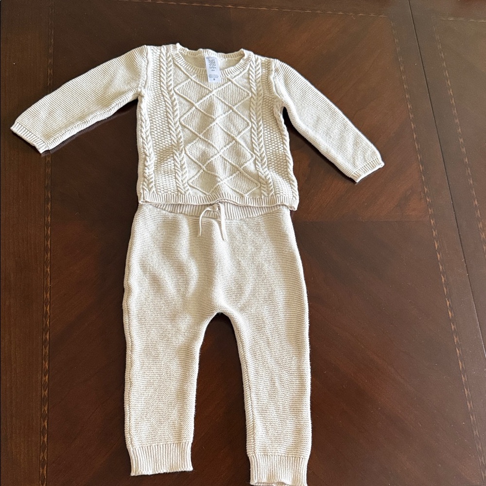 Cozy Cream Kids Matching Set